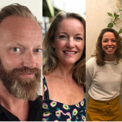 Aafke, Sharon and Norman - Yoga for Good Amsterdam